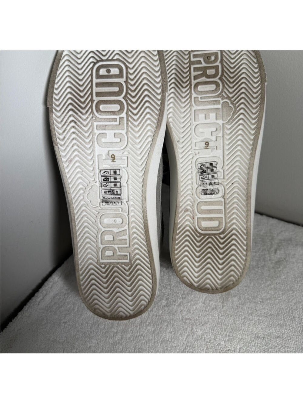 Project Cloud Gray Boat Shoes Size 9 - Picture 6 of 8